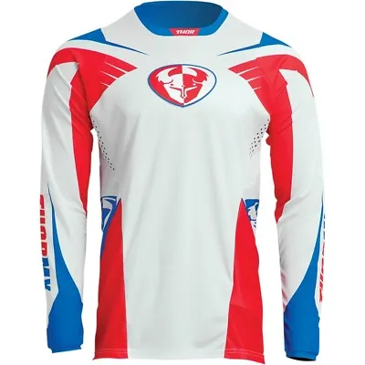 Thor Pulse 04 LE Jersey - Red/White Blue Men Size 3XL # 2910-6917 • $13.58
