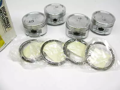 (4) Beck Arnley 012-5103 STD Pistons W/ Rings For 82-88 Nissan 2.0L CA20S CA20E • $69.97