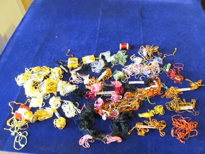 Artificial Silk Embroidery Thread Floss Vtg Twist Vibrant Sheen & Color Lot D12n • $18.99