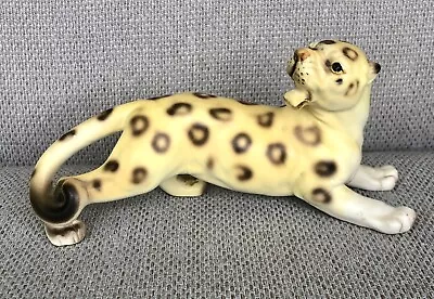 LEFTON Vintage Leopard Jaguar Figurine H6978 Hand Painted 7” Ceramic Japan • $12.50