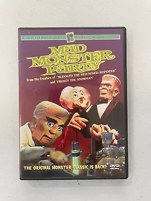 Mad Monster Party DVD 2002 + Bonus Art Book Postcards Rankin Bass Animagic 1967 • $9.99