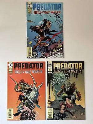 Predator Hell & Hot Water Comic Set 1-2-3 Lot Gene Colan Mark Schultz Art Squid • $20