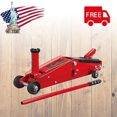 BIG RED 3 Ton Hydraulic Trolley Service Floor Jack With Extra Saddle • $88.56