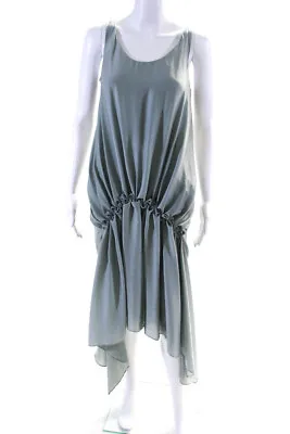 $59.99 • Buy Diane Von Furstenberg Womens Gray Scoop Neck Sleeveless Drop Waist Dress Size 2