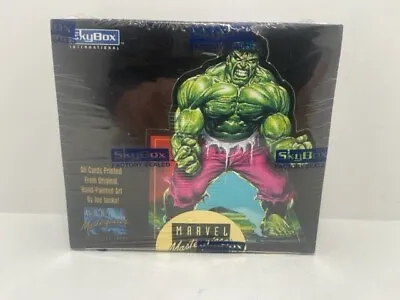 1992 Skybox Marvel Masterpieces Sealed Box Art By Joe Jusko Box 278537 Of 350000 • $525