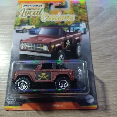 Matchbox 1/64 Diecast Local Cruisers Brown 1972 Ford Bronco 4X4 • $4.25