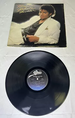 Michael Jackson – Thriller Record LP 1982 QE-38112 Epic Records GF Error • $13.49