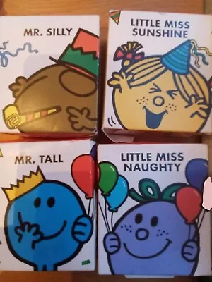 Mr Men Little Miss Plush Soft Toy McDonalds Happy Meal 4 Styles 2021 • £1.50