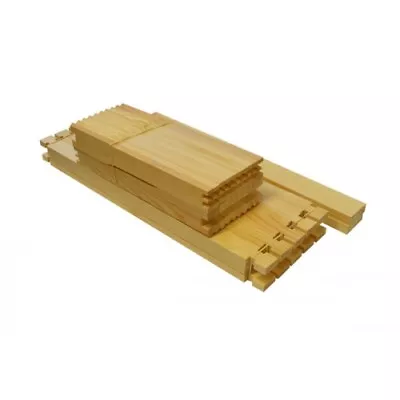 Sn4 Super  Hoffman Self Spacing Frames For B.S. National Beehive • £14.49