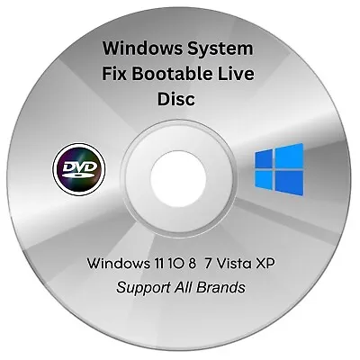 Repair Recovery HP Computers WinPE Disc For W/ 111087 Bootable DVD NEW  2024 • $14.95