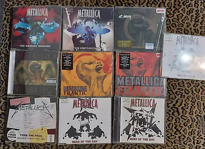 METALLICA 12 Import CD Single Collection Lot FRANTIC Mama Said HERO OF THE DAY + • $79