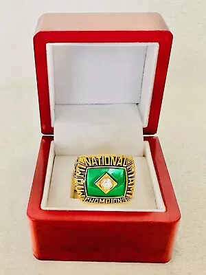 1987 Miami Hurricanes NCAA 18k GP Brass Championship Ring W Box US SHIP • $39.99