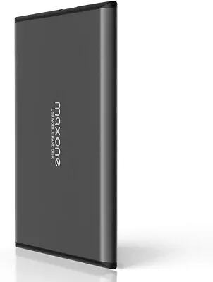 Maxone Portable External Hard Drive 500GB USB 3.0 -2.5  Ultra Slim Aluminium HDD • £24.99