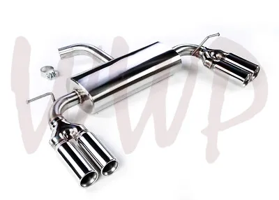 2.5  Stainless Axle Back Exhaust System 3  Quad Tips 06-09 VW Golf GTI 2.0L MK5 • $349.95