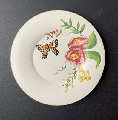 Yankee Candle Butterfly & Flowers Embossed Ceramic Plate For Pillar Or Jar 7.5” • £14.46