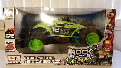 Maisto Tech Green Rock Crawler EXTREME Remote Control Car • $29.99