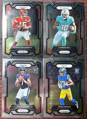 2023 Panini Prizm Football Cards You Pick Complete Your Set Vets Rookies 251-400 • $4