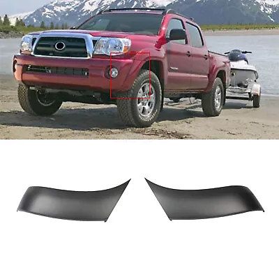 $27.79 • Buy Bumper End Caps Fit For 2005-2011 Toyota Tacoma Front Left & Right Side Black