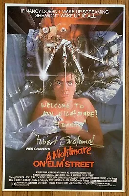 Robert Englund Signed A Nightmare On Elm Street 11x17 Movie Poster Cert HOLOGRAM • $119