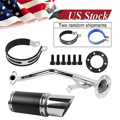 Scooter Short Performance Exhaust System For GY6 150cc 4 Stroke Scooter Parts • $69.43