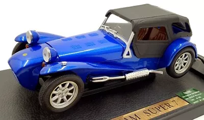 Anson 1/18 Scale Diecast 30317-W - Lotus Super Seven Blue Caterham 1973 • £89.99