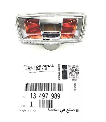 Original Opel Flashing Light Front Left Glass Clear Astra Corsa Zafira - 13497989 • $14.60