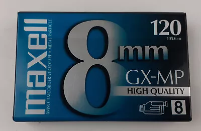 Maxell 8mm High Quality 120 Camcorder Blank Video Cassette Tapes GX-MP Free Ship • $9.99