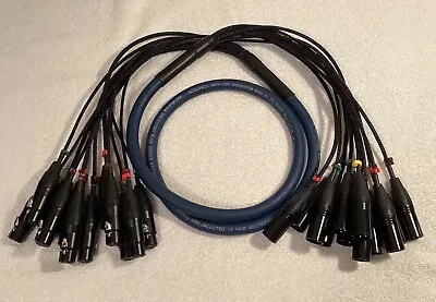 Audio Multicore Loom / XLR To XLR / Van Damme Cable / 12 Way / Used / Working • £120