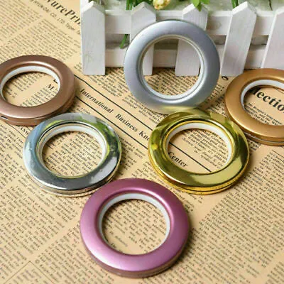 £2.75 • Buy 7 Colours Curtain Rings Blinds Circle Loops Drapery Decor Eyelet Accessories