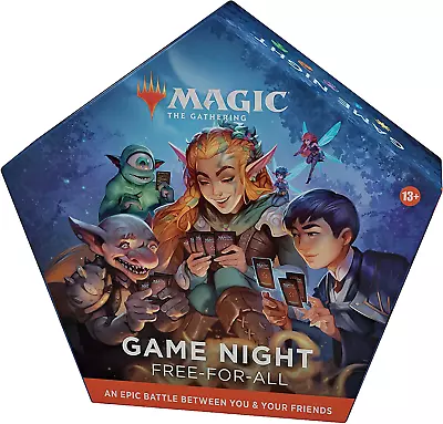 Magic The Gathering Game Night: Free For All 2022 Fantasy Card Game For 2 - 5 P • £47.81