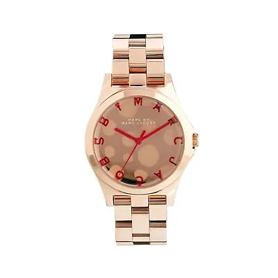 Marc By Marc Jacobs Ladies Rose Gold Watch Womens Present Gift UK Stock MBM3268 • £165