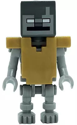 NEW LEGO Minifigure  Minecraft - Stray Pearl Gold Armor Min141 21243 • $16.99