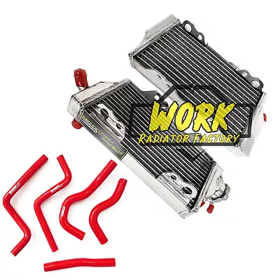 All Aluminum Radiator+Red Hose For Honda CR125R CR125 R 2002 2003 2004 Polished • $75.50