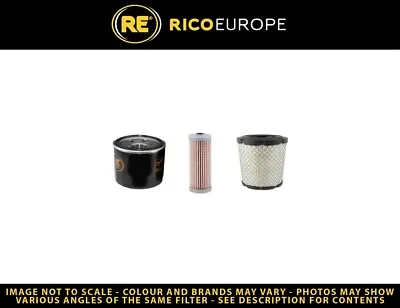 Filter Service Kit Fits MULTIONE S 630 Y Air Oil Fuel W/Yanmar 3TNV-76C Eng. • £28.15