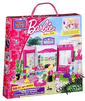 MEGA BLOKS Series - BARBIE Pet Shop Ref 80224 NEW Will Hold Animals • $43.17