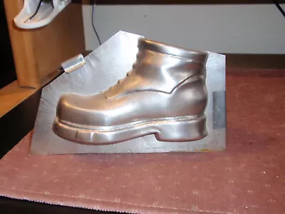 Vintage Heavy Aluminum 2 Piece Chocolate Ice Cream Or Butter Lace-Up Boot Mold • $12.90