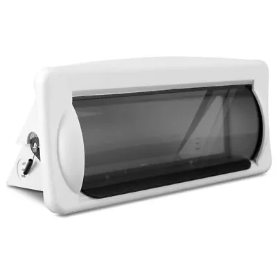 Pyle Plmrcw2 White Marine Boat Radio Stereo Water Resistant Cover Housing • $27.99