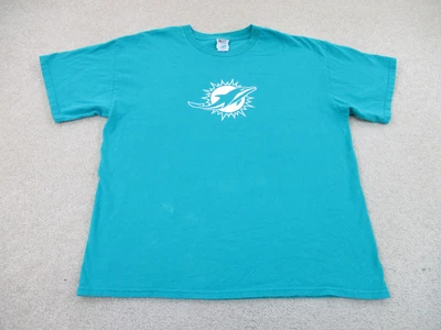 $18.88 • Buy Miami Dolphins Shirt Adult Extra Large Green White Football Athletic Mens A92 *