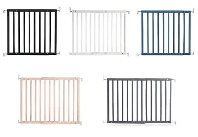 Safetots Chunky Wooden Screw Fit Stair Gate All Colours • £46.90
