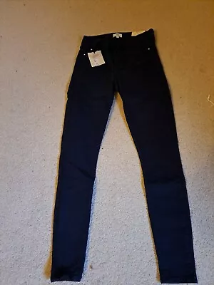 £25 • Buy River Island Molly Mid Rise Jeggings - 8 Short. Blue