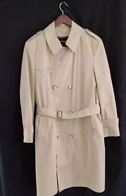 Vtg Joseph Benjamin Collection All Weather Trench Coat With Liner Size 42  • $46.99