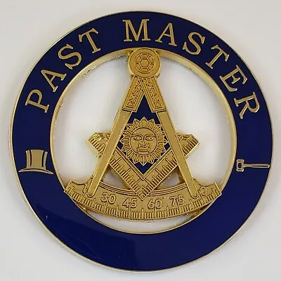 Auto Emblem Masonic Past Master Metal (SCA-1004) Freemason • $9.99