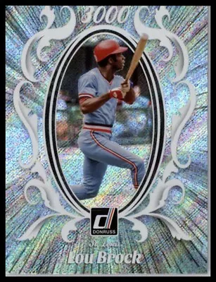 2023 Donruss #M3K-16 Lou Brock Mr. 3000 Rapture • $1.89