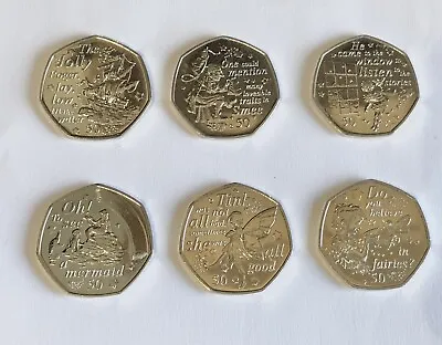 Peter Pan 2020 50p Coin Set • £18
