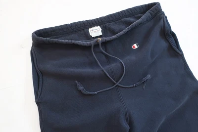 $79.99 • Buy Vintage 90s Champion Reverse Weave Sweat Pants Warmup Navy Size Medium