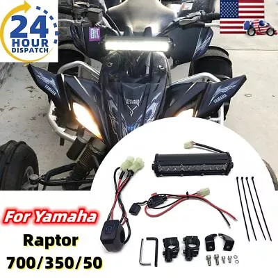 ATV LED Headlight Light Bar Kit For Yamaha Raptor 700/350/50 2017-2021 UTV • $24.99
