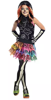 Rubies Monster High Skelita Calaveras Dress Child 4-6 Halloween Costume New • $34.97