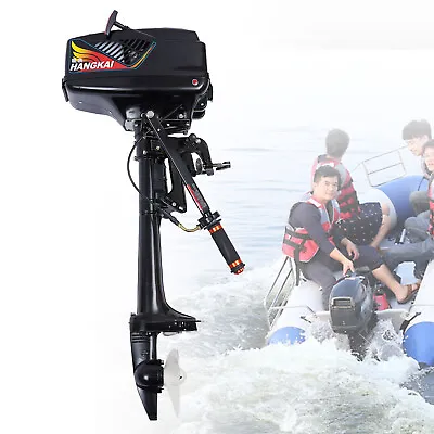 £149 • Buy 2-Stroke 3.6HP HANGKAI Electric Outboard Motor Engine Water Cooling & CDI System