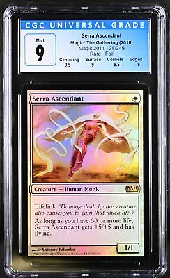 SERRA ASCENDANT 2011 Core Set Foil Rare CGC 9 Graded MTG [Nostalgium] • $79.99