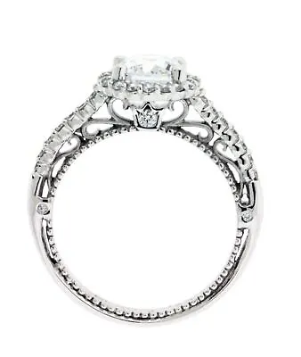 Verragio Venetian 5022 R Diamond Engagement Ring In 18k White Gold • $3000
